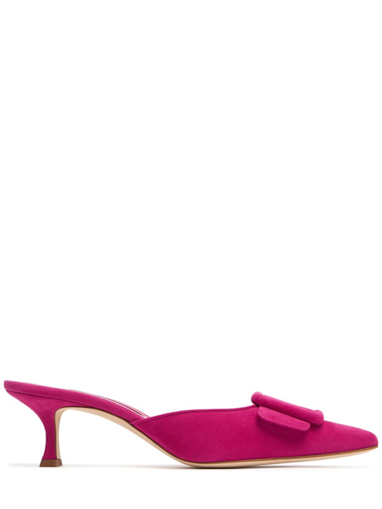 Luisaviaroma Mules in camoscio Maysale 50mm