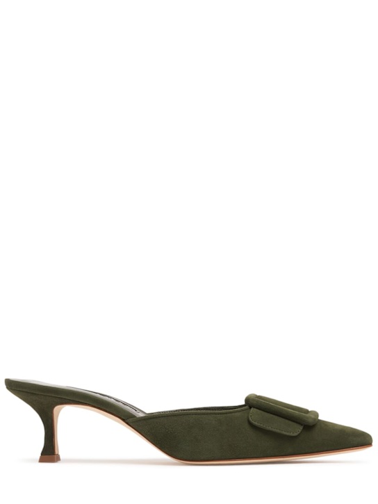 Luisaviaroma Mules in camoscio Maysale 50mm