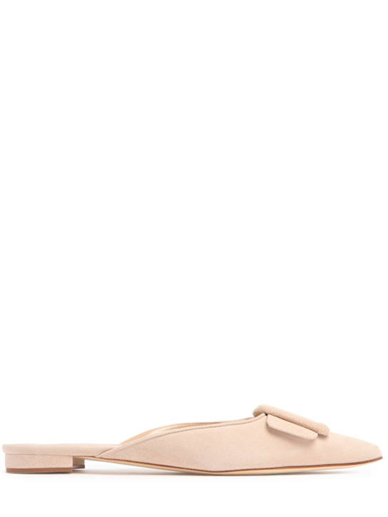 Luisaviaroma Mules Maysale in camoscio 10mm