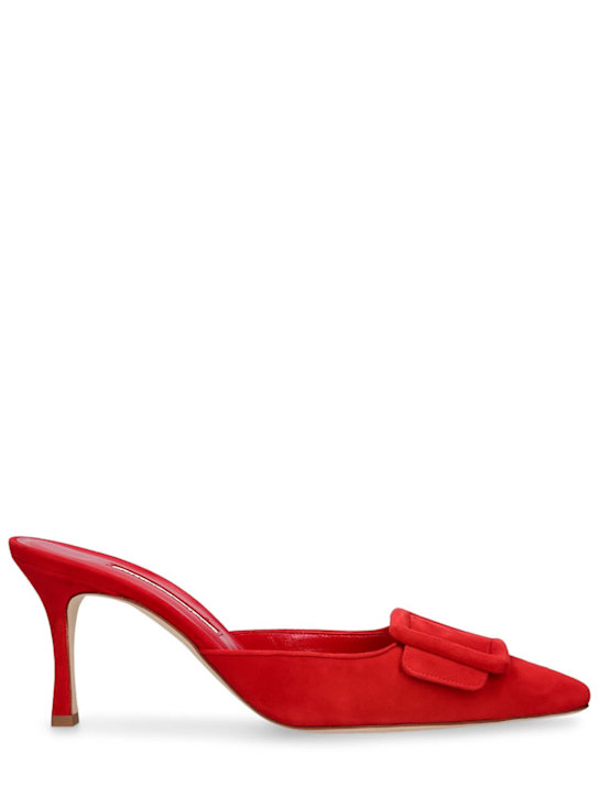 Luisaviaroma Mules Maysale in camoscio 70mm