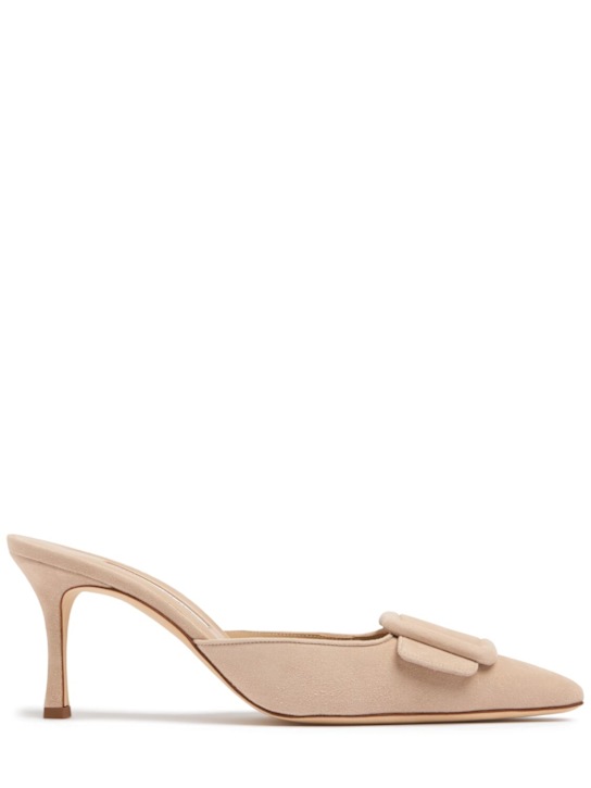Luisaviaroma Mules Maysale in camoscio 70mm