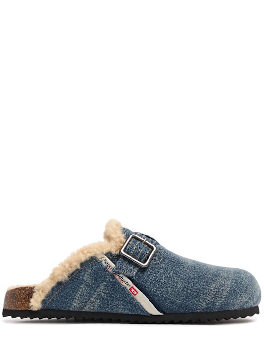 Luisaviaroma Mules Woodstock in denim di cotone