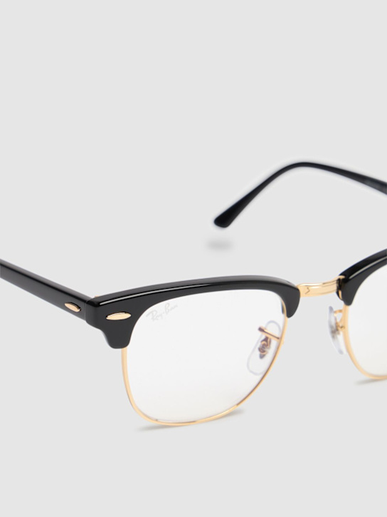 Luisaviaroma Occhiali Clubmaster In Metallo
