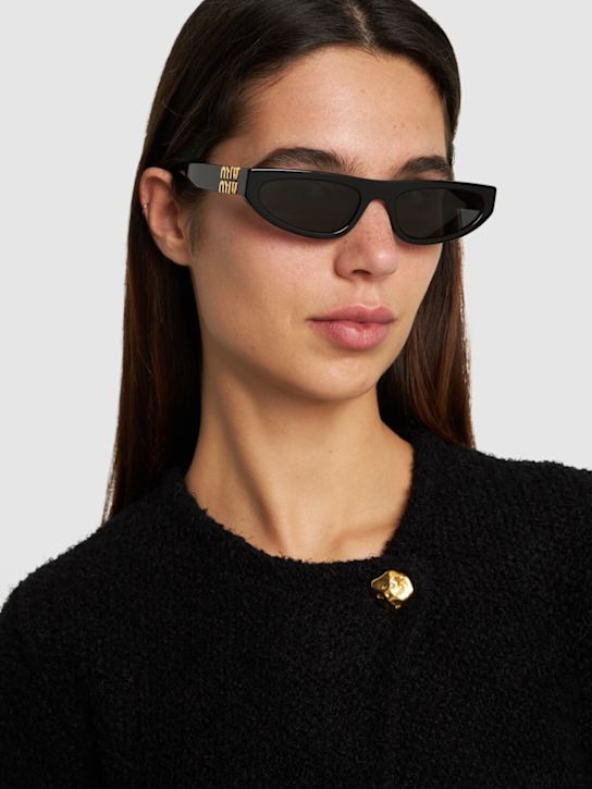 Luisaviaroma Occhiali Da Sole Cat-eye In Acetato
