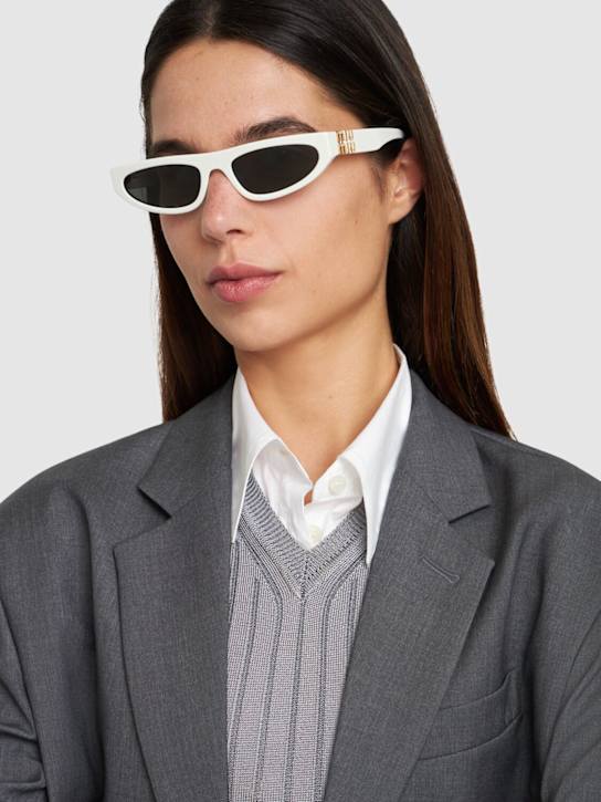 Luisaviaroma Occhiali Da Sole Cat-eye In Acetato