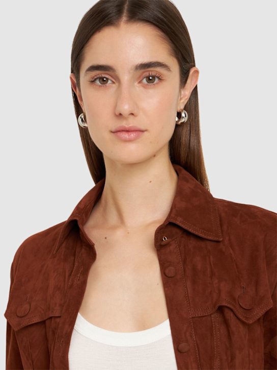 Luisaviaroma Orecchini A Cerchio Crescent Lucidi