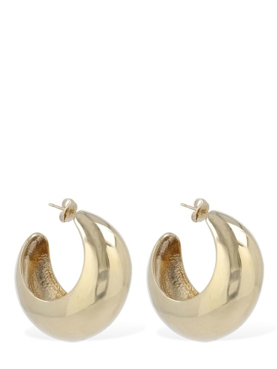 Luisaviaroma Orecchini a cerchio Crescent lucidi