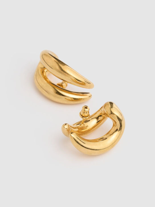 Luisaviaroma Orecchini A Cerchio Double Moon