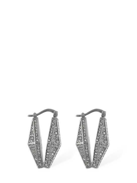 Luisaviaroma Orecchini a cerchio effetto diamante