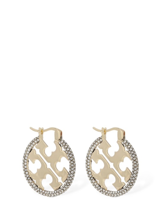 Luisaviaroma Orecchini a cerchio Miller con pavé