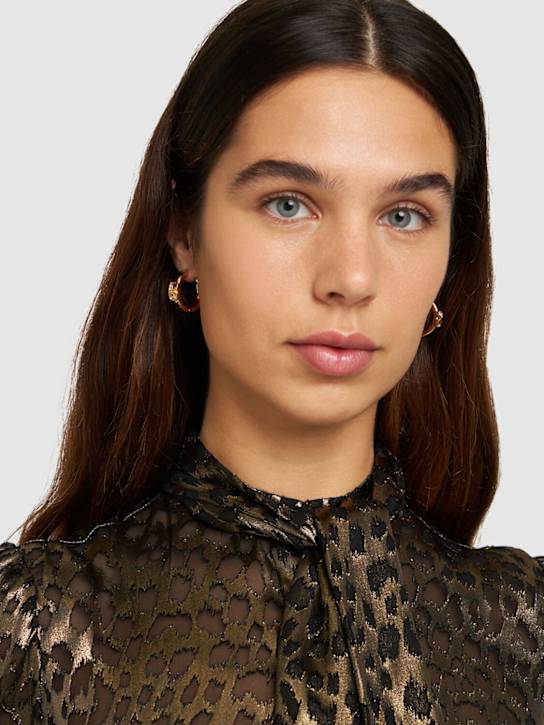 Luisaviaroma Orecchini A Cerchio Mini Vlogo