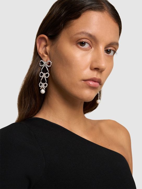 Luisaviaroma Orecchini A Fiocco Con Cristalli