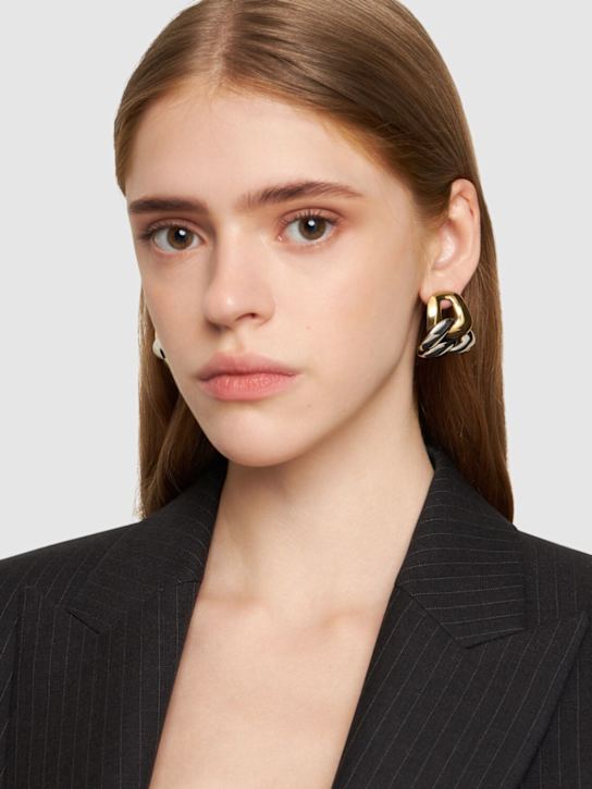 Luisaviaroma Orecchini Chain In Ottone