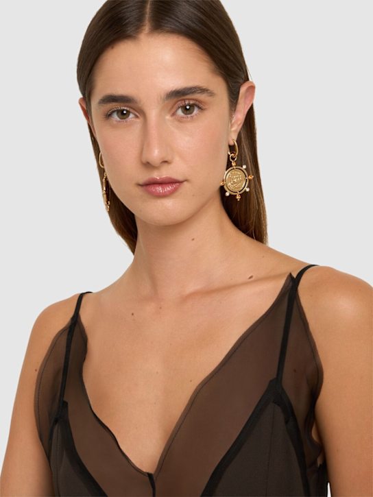 Luisaviaroma Orecchini Charm Logo