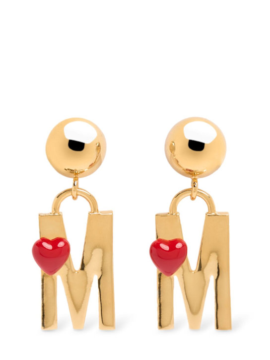 Luisaviaroma Orecchini con logo e cuori