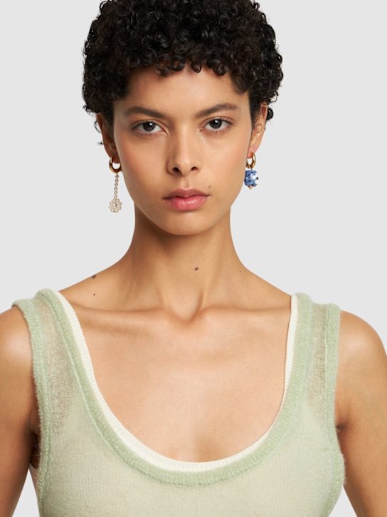 Luisaviaroma Orecchini Diversi Con Perle