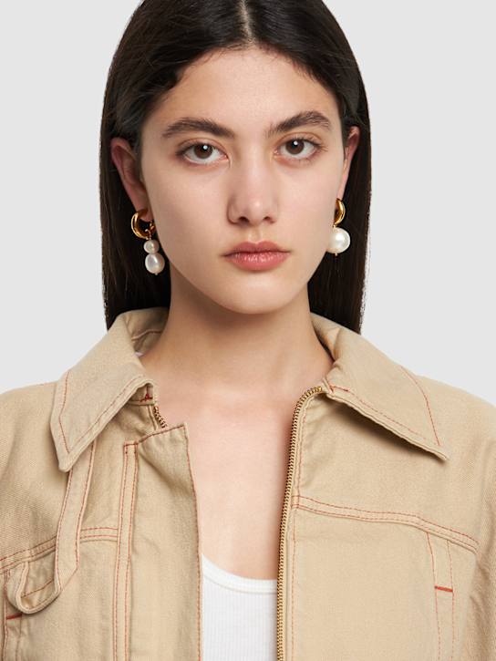 Luisaviaroma Orecchini Diversi Con Perle