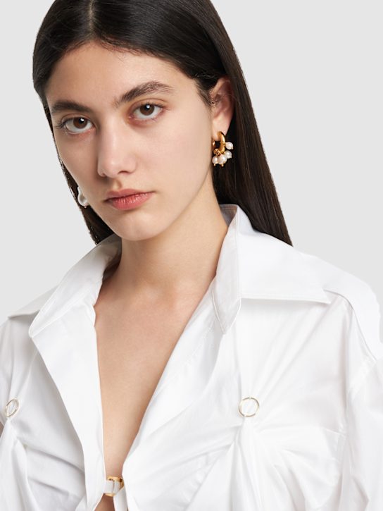 Luisaviaroma Orecchini Diversi Con Perle