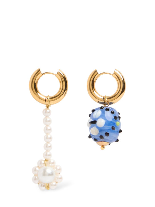 Luisaviaroma Orecchini diversi con perle