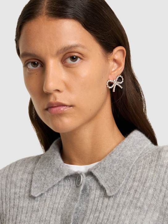 Luisaviaroma Orecchini Fiocco Con Cristalli
