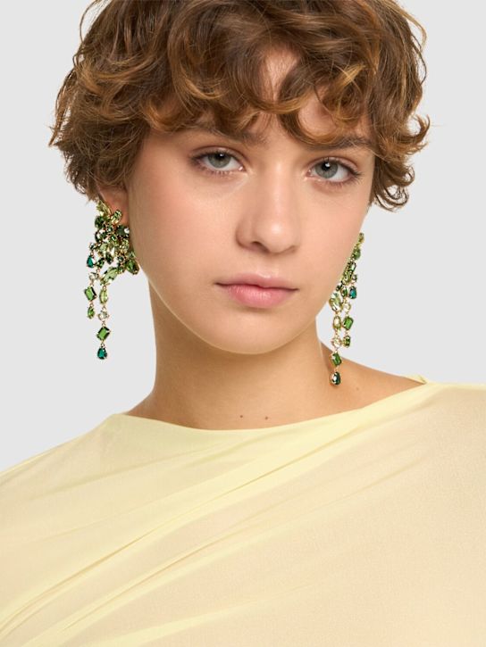 Luisaviaroma Orecchini Gema Con Cristalli