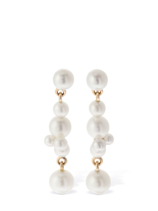 Luisaviaroma Orecchini in oro 14kt con perle
