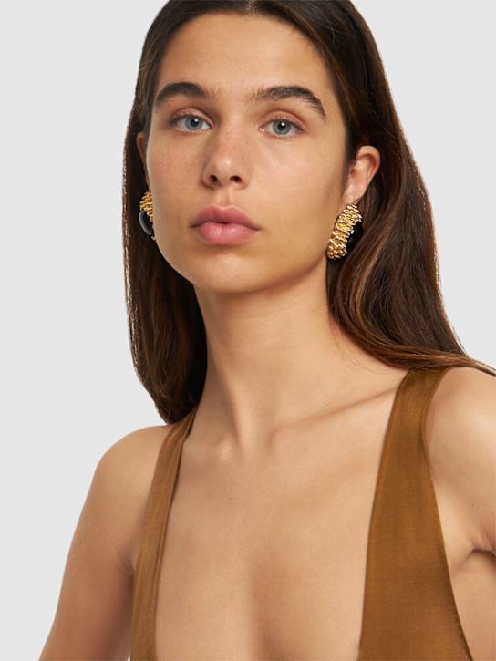 Luisaviaroma Orecchini In Ottone / Cabochon Vintage