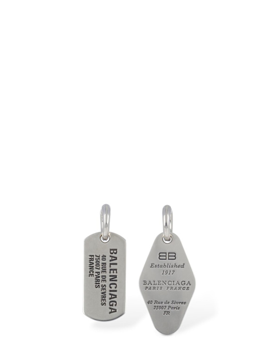 Luisaviaroma Orecchini in ottone con logo