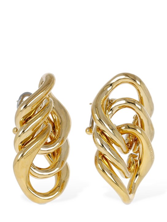 Luisaviaroma Orecchini Linked In Ottone