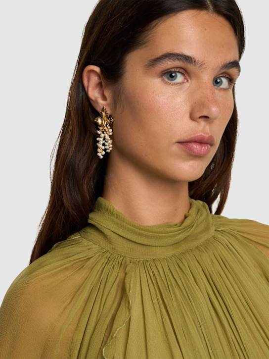 Luisaviaroma Orecchini Mini Adile Con Perle