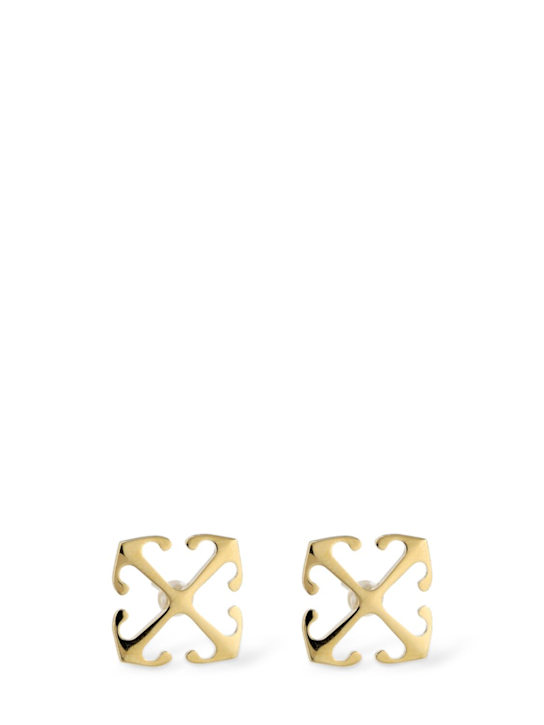 Luisaviaroma Orecchini mini Arrow in ottone