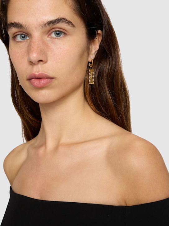 Luisaviaroma Orecchini Signature In Ottone