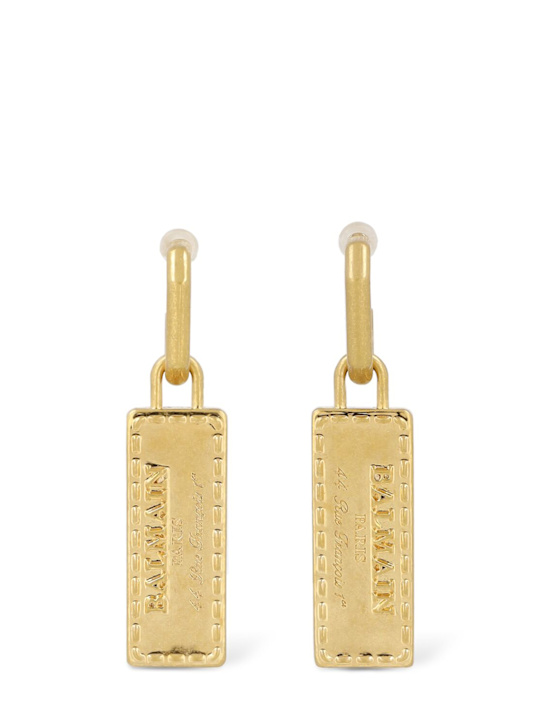 Luisaviaroma Orecchini Signature in ottone