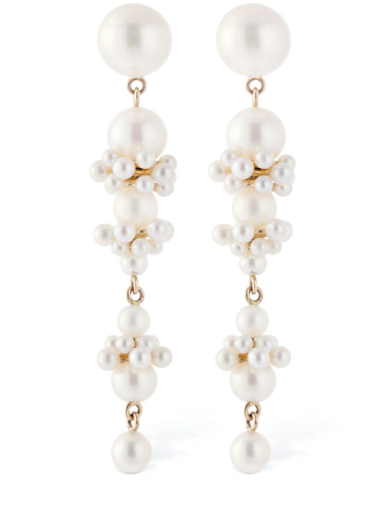 Luisaviaroma Orecchini Tulip Perle in oro 14kt