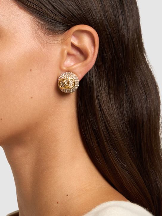 Luisaviaroma Orecchini Vlogo Con Cristalli