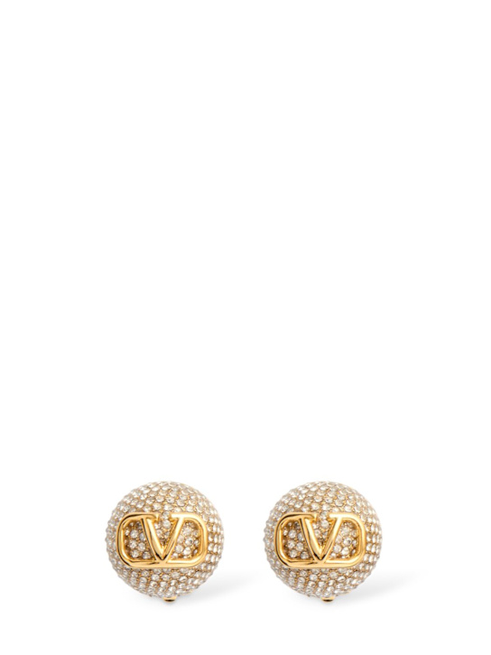 Luisaviaroma Orecchini Vlogo con cristalli