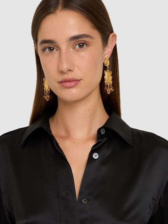 Luisaviaroma Orecchini Votive Con Medaglietta