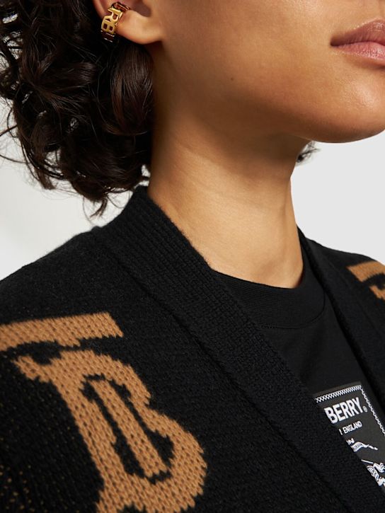 Luisaviaroma Orecchino Aperto Con Logo Burberry