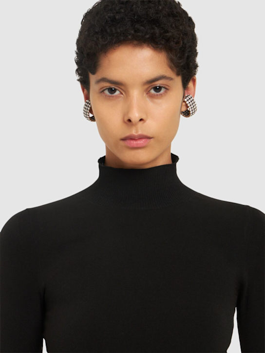 Luisaviaroma Orecchino Aperto Glam In Ottone