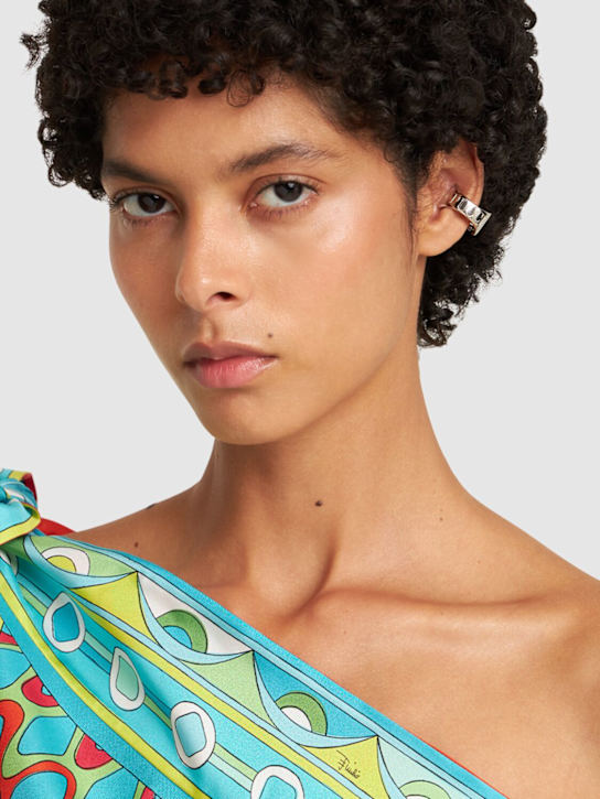 Luisaviaroma Orecchino In Ottone Con Logo