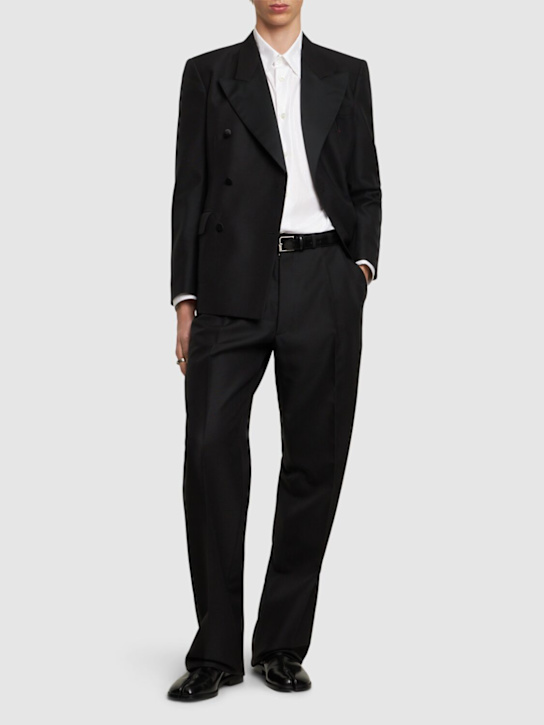 Luisaviaroma Pantaloni British In Mohair E Lana