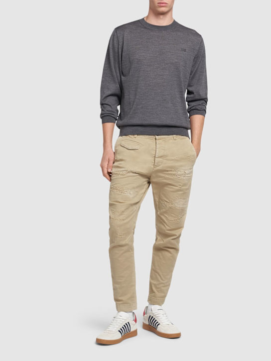 Luisaviaroma Pantaloni Cargo In Misto Cotone