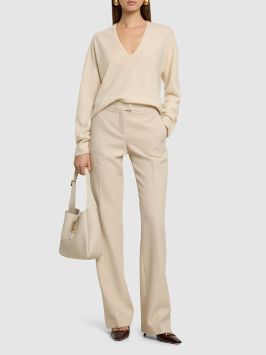 Luisaviaroma Pantaloni Dritti Gladys In Crepe