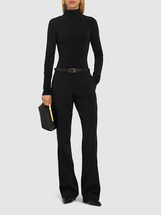 Luisaviaroma Pantaloni Dritti Gladys In Crepe