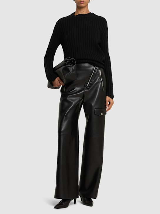 Luisaviaroma Pantaloni Dritti Hayes Con Zip
