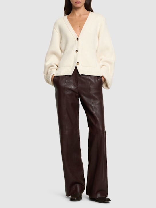 Luisaviaroma Pantaloni Dritti In Pelle