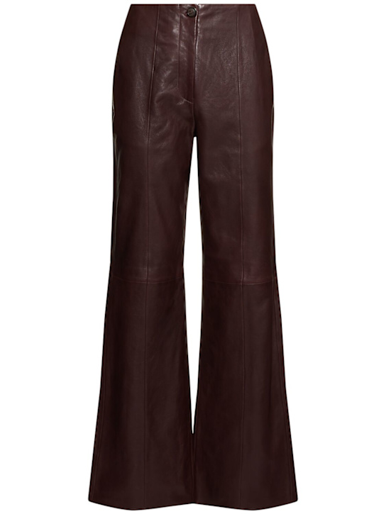 Luisaviaroma Pantaloni dritti in pelle