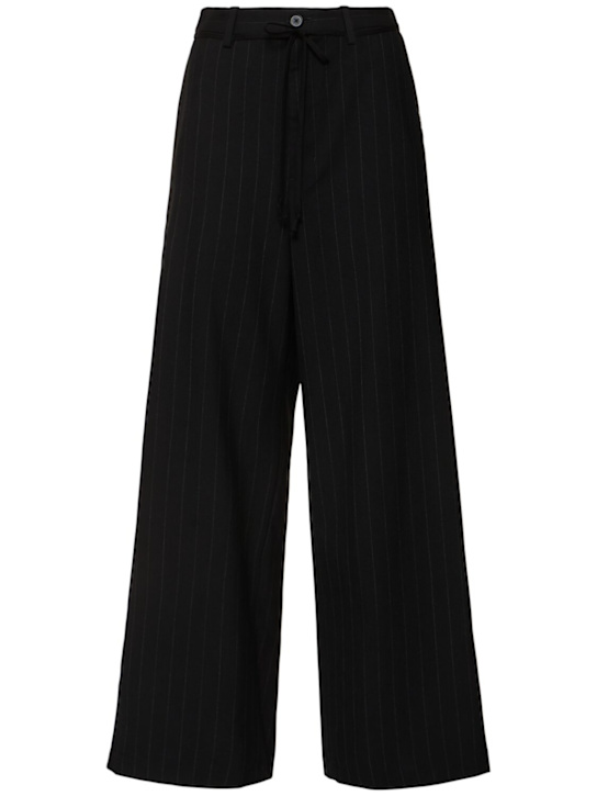 Luisaviaroma Pantaloni dritti vita alta in lana
