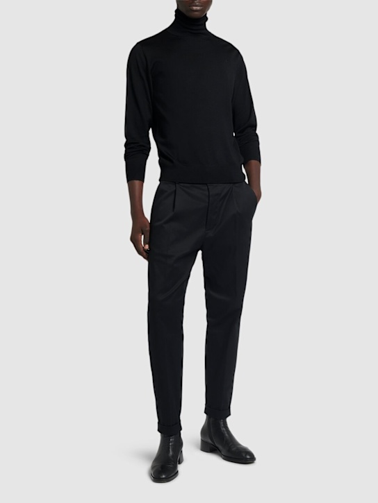 Luisaviaroma Pantaloni In Cotone Con Pince