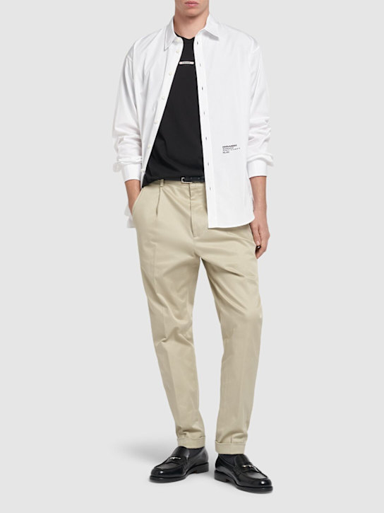 Luisaviaroma Pantaloni In Cotone Con Pince
